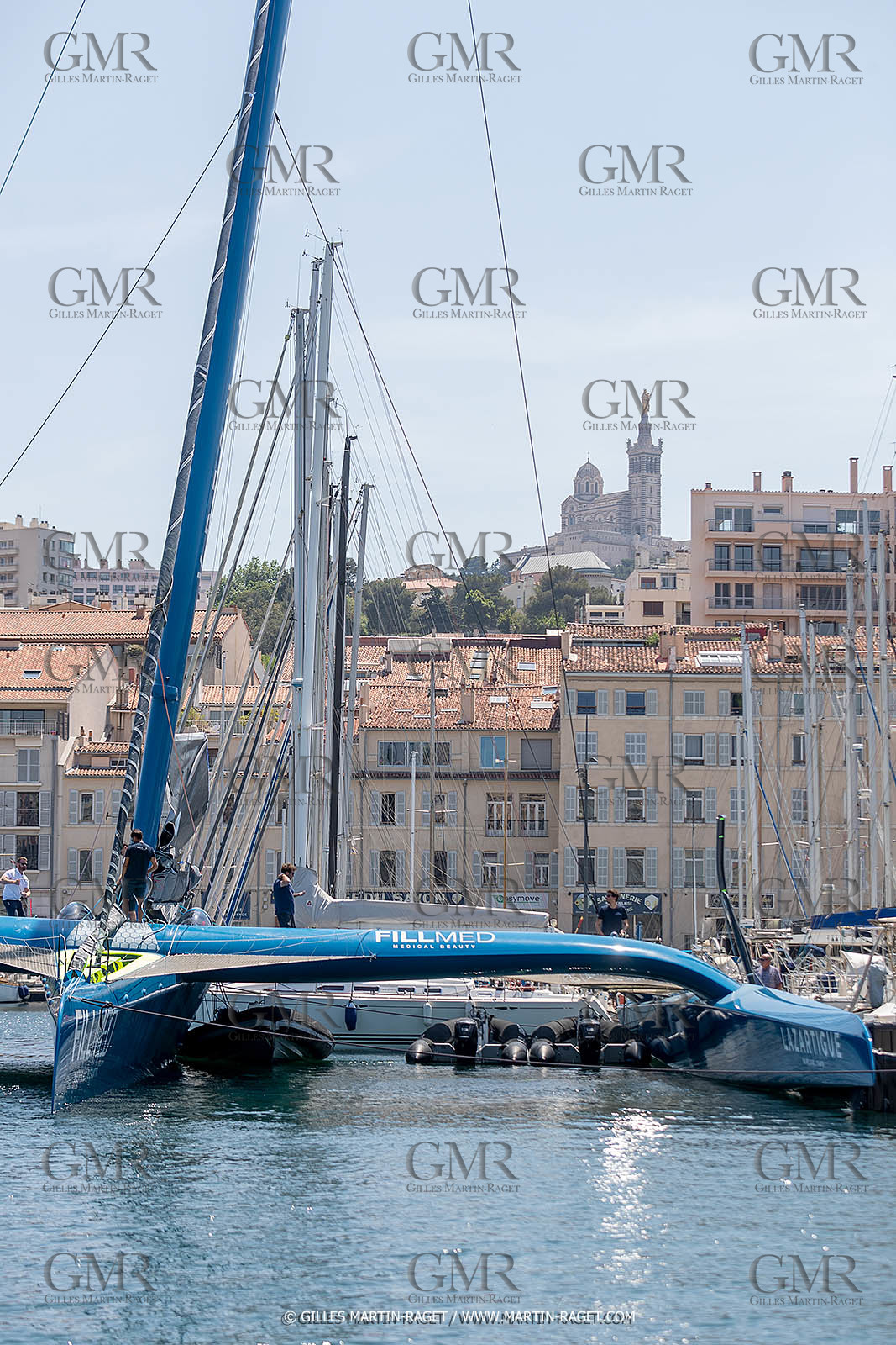 18 05 2022, Marseille (FRA), APremière navigation du trimaran Ultim SVR LAZARTIGUE à Marseille