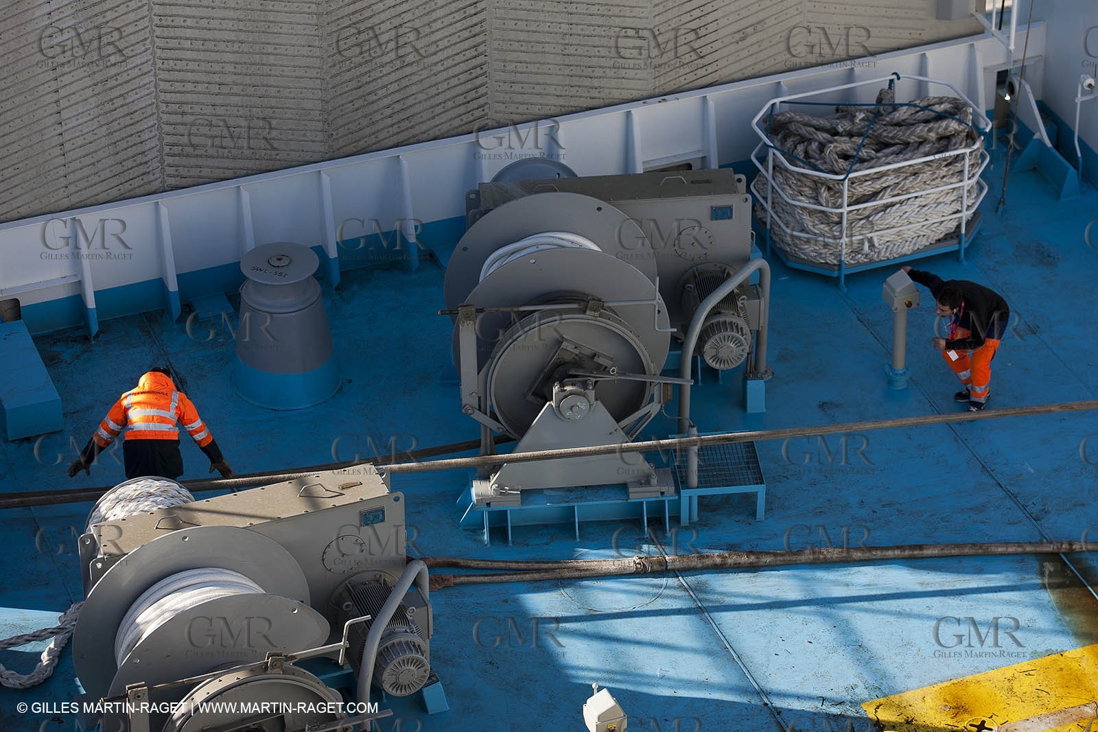 16 02 2012 - Ajaccio (FRA, Corse) -  La Méridionale shipping company- Piana at Ajaccio