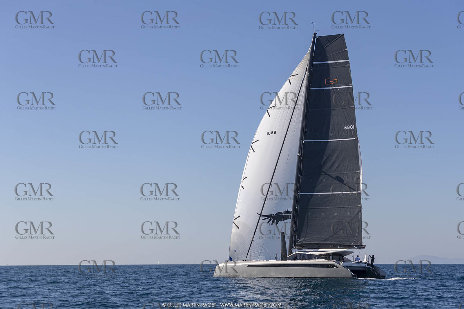 16 02 2019, Porquerolles (FRA,83), Gunboat 68 sail testing  3