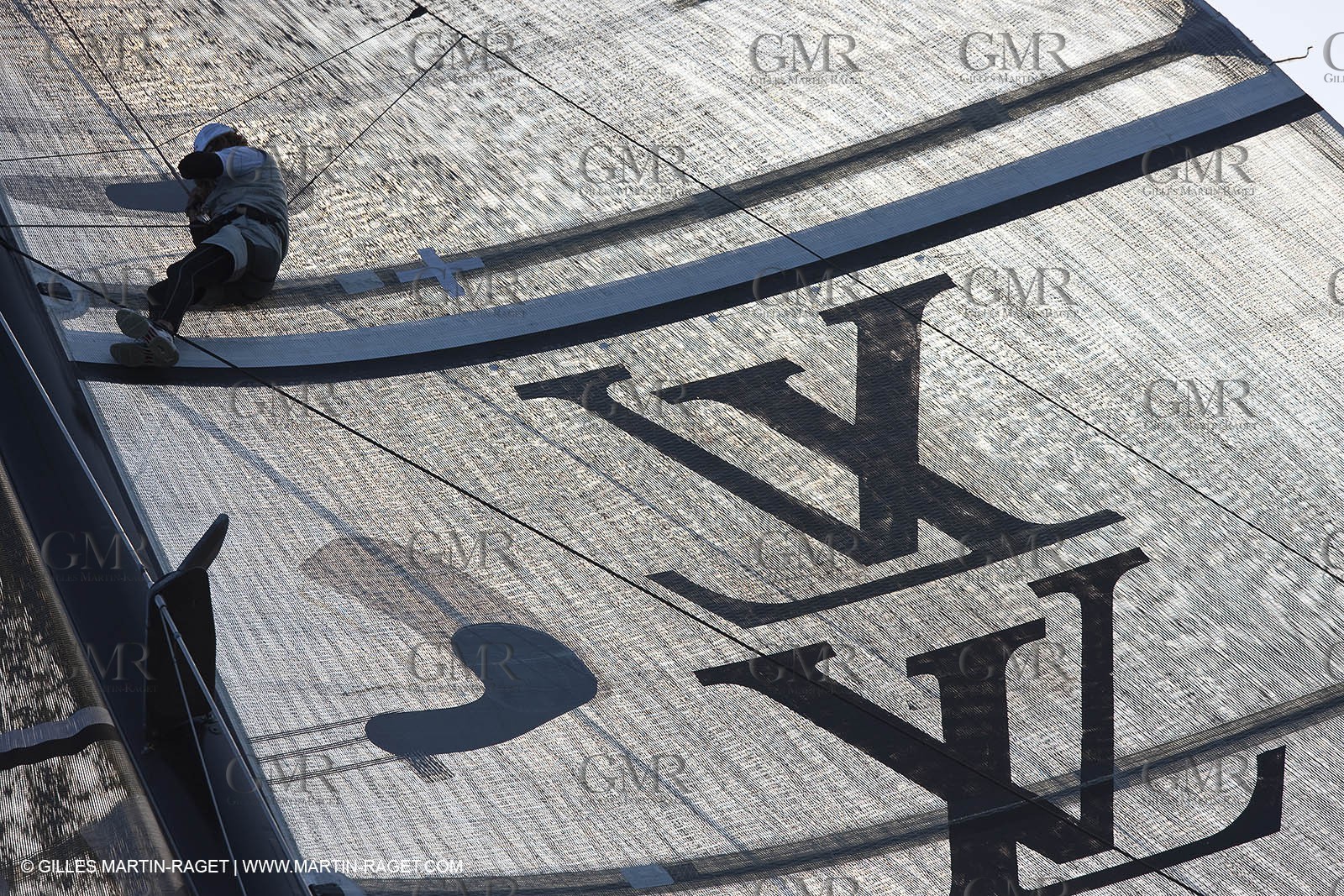 18 05 2010 - La Maddalena (ITA, Sardinia) Louis Vuitton Trophy - BMW ORACLE Racing - Training