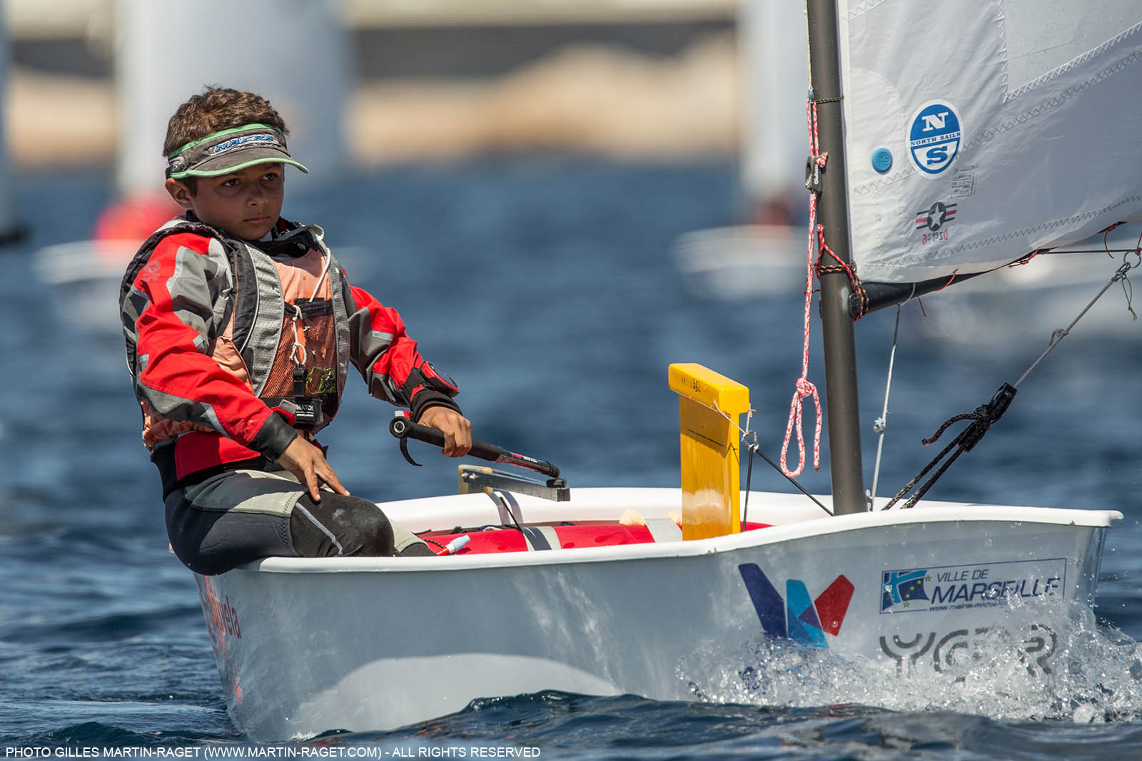 14 04 2016, Marseille (FRA,13), SNIM Dériveurs, Coupe Internationale de Printemps Optimist, Day 4