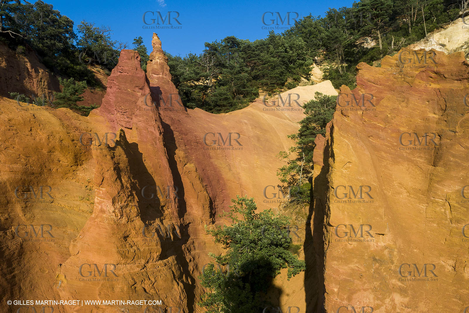 21 06 2018, Rustrel (FRA, 84), Anciennes carrières d'ocre