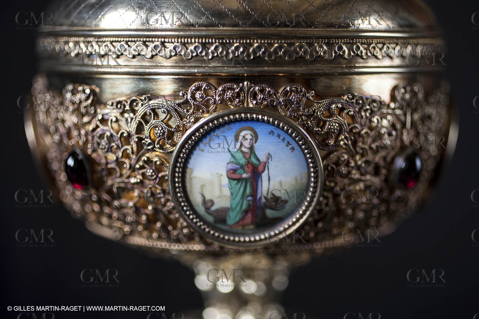 04 02 2013 - Marseille(FRA,13), Notre Dame de la Garde,liturgical silverware