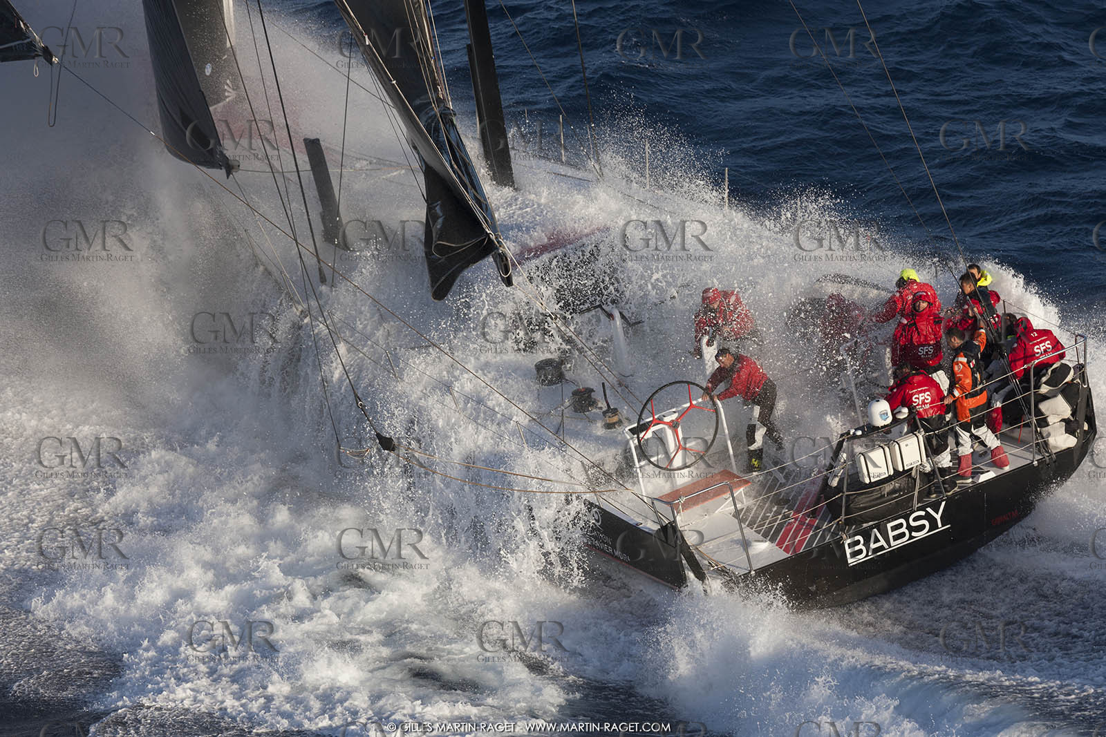 09 10 2017, Calvi (FRA,20), VOR 70 Babsy, Tentative de record autour de la Corse à la voile, skipper Franck Cammas