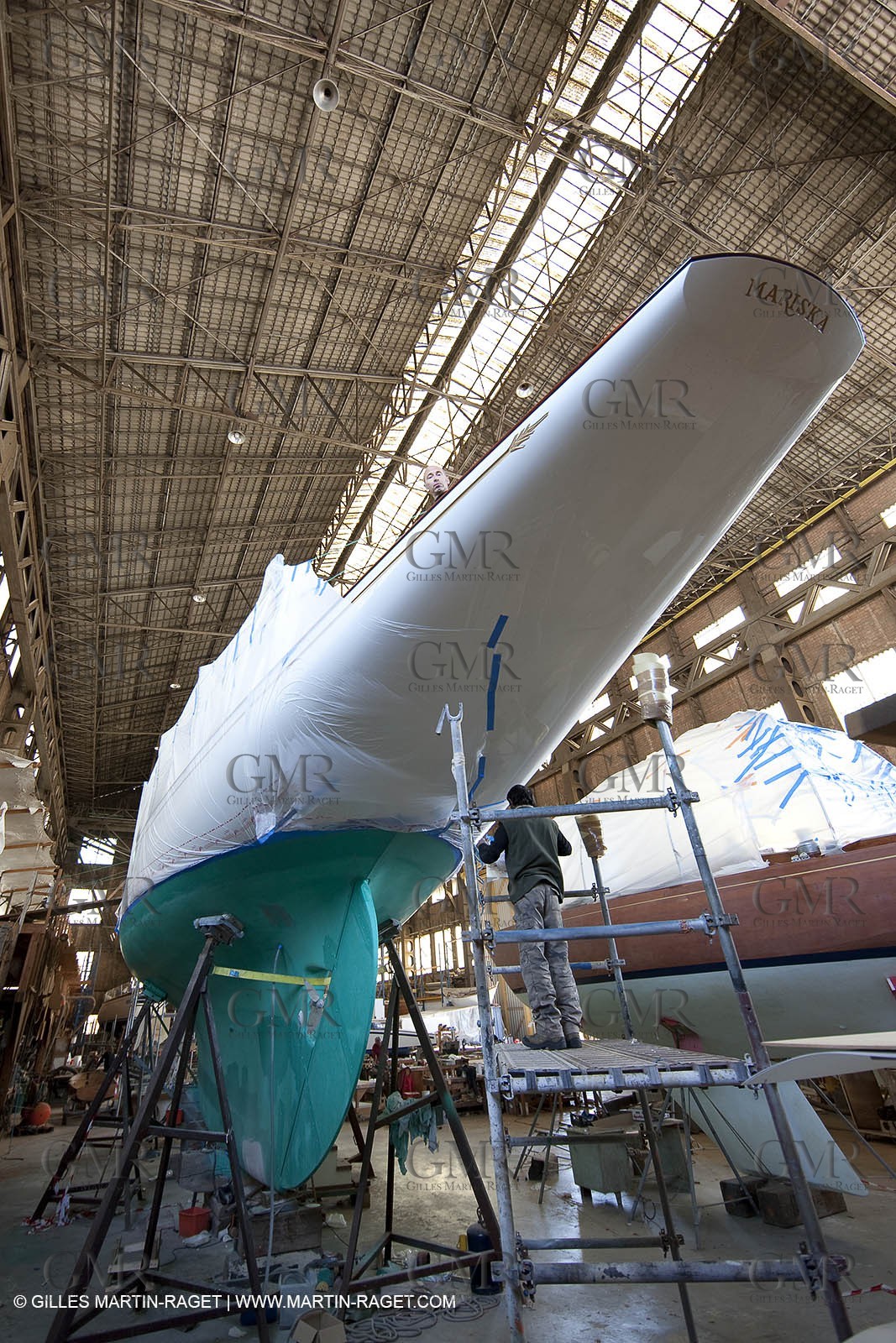 13 03 2010 - La Ciotat (FRA,13) - Mariska - finitions au Charpentiers Réunis