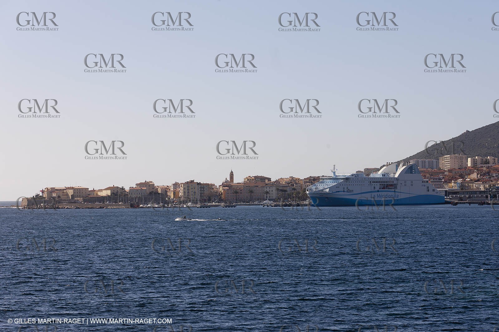 16 02 2012 - Ajaccio (FRA, Corse) -  La Méridionale shipping company- Piana at Ajaccio