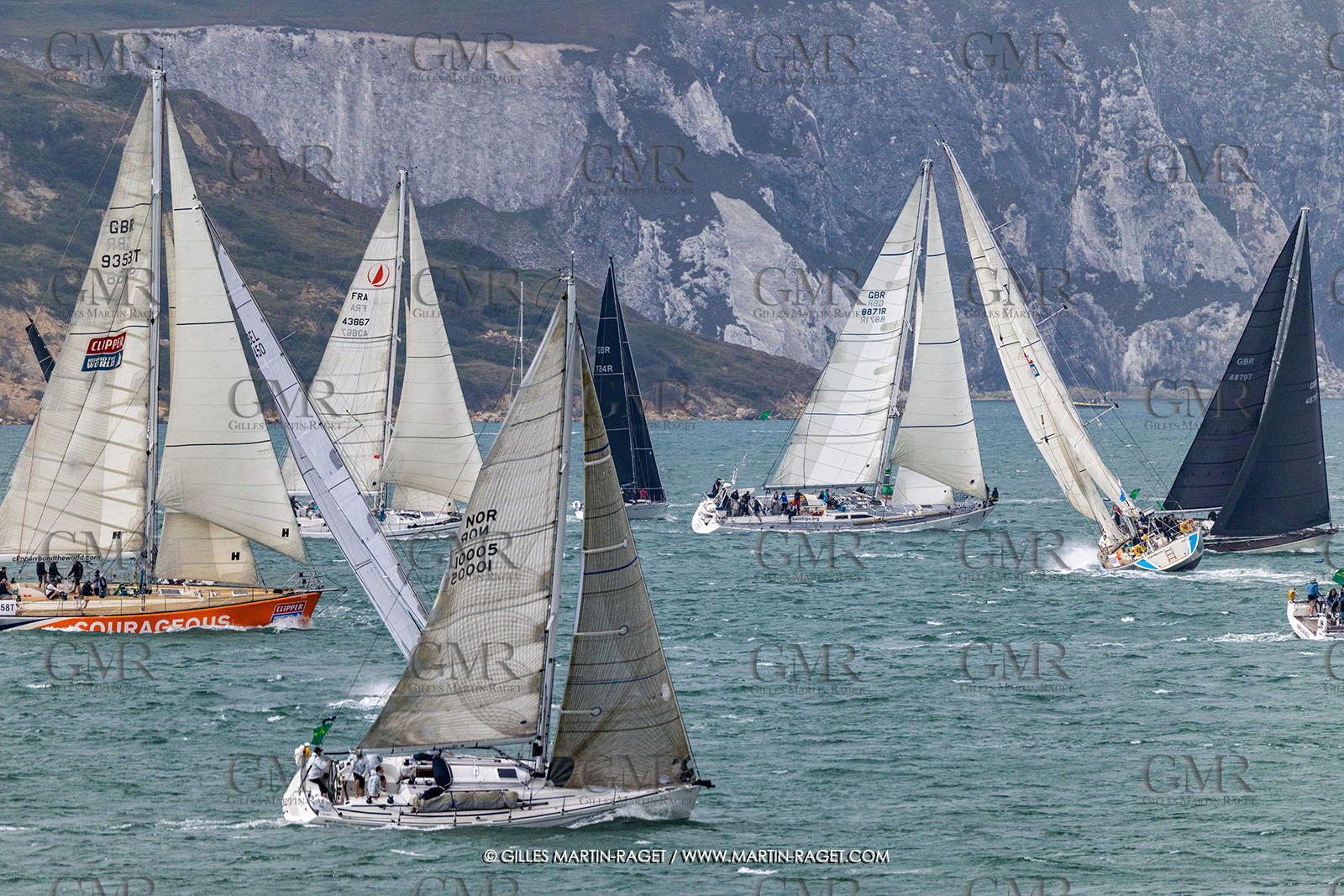 26 07 2025, Cowes (UK, IOW), Admiral's Cup 2025, Rolex Fastnet Race start,