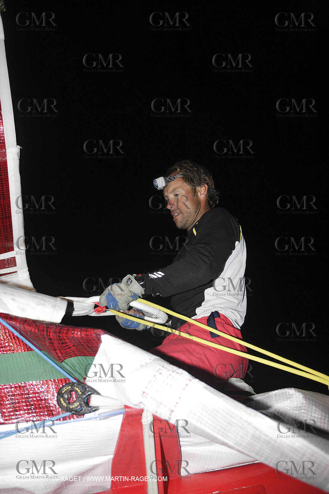 06 11 2006 - Pointe à Pitre Guadelupe (FRA) - Route du Rhum 2006 arrival - Thomas Coville (Sodebo)