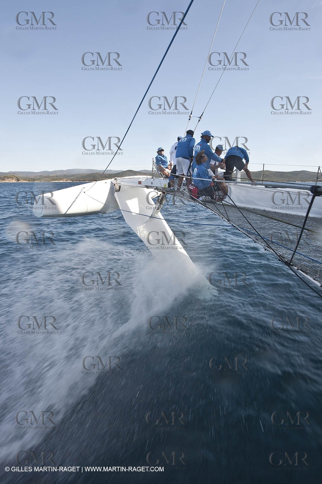 05 09 2009 - Hyères (FRA, 83) Hydroptère beat the overal sailing speed record with a run at 51,36 knts ( subjet to ratification by WSSRC)
