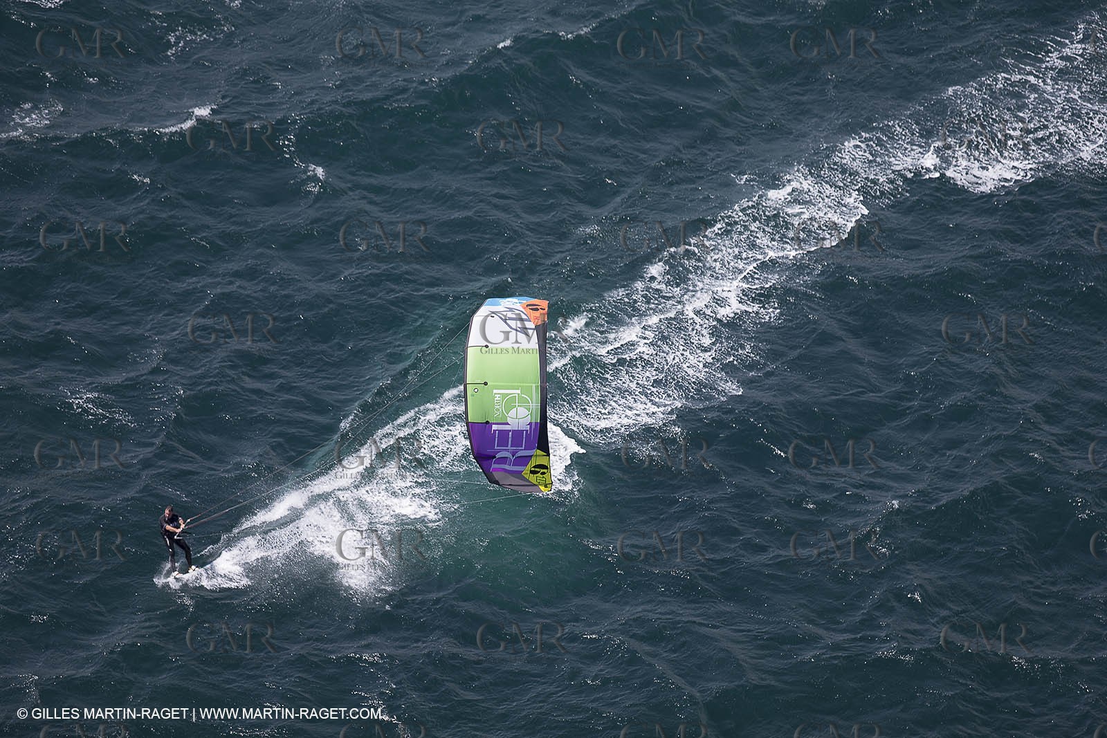Kite Surf at Almanarre spot near Hyères (FRA,83) - 29 07 2014