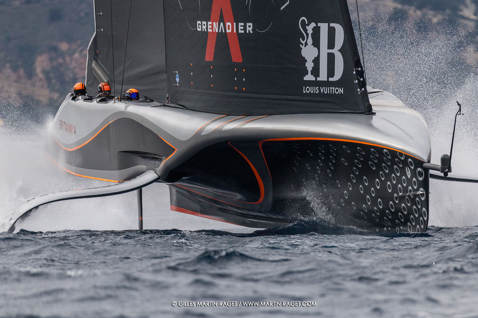 18 10 2024, Barcelona (ESP), Louis Vuitton 37th America's Cup, Final Match, Race Day 5, Race 8