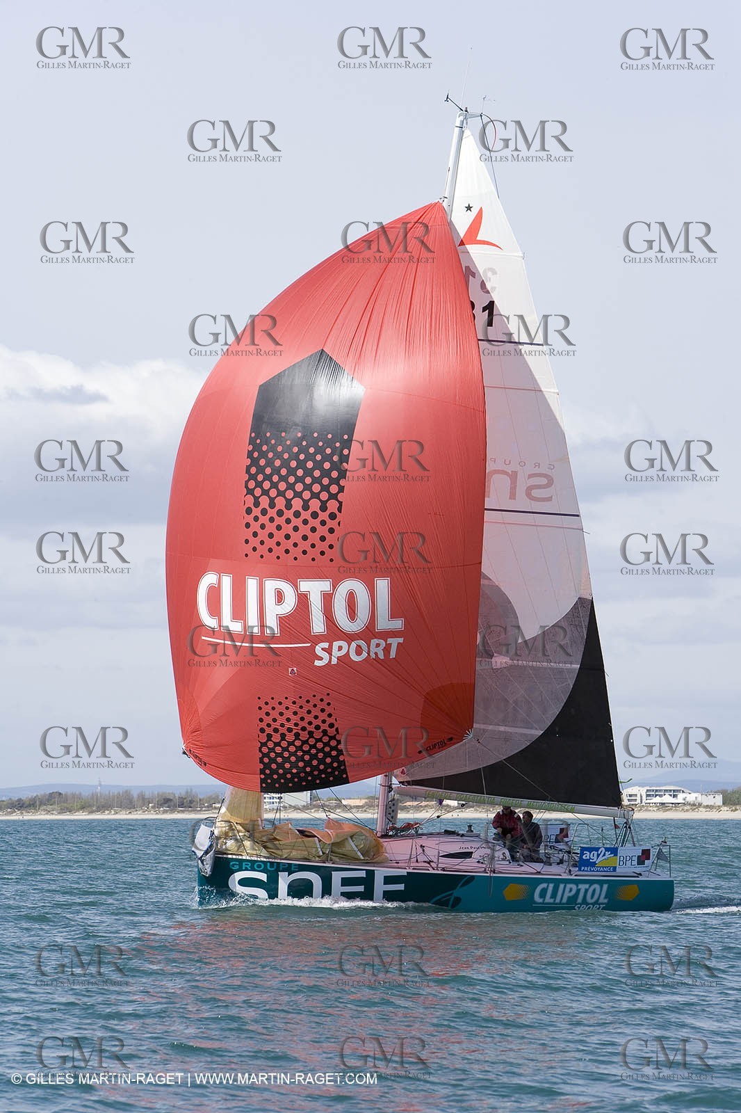 27 03 08- La Grande Motte- (FRA,34) Transat AG2R 2008- Jean-Paul Mouren- Laurent Pellecuer