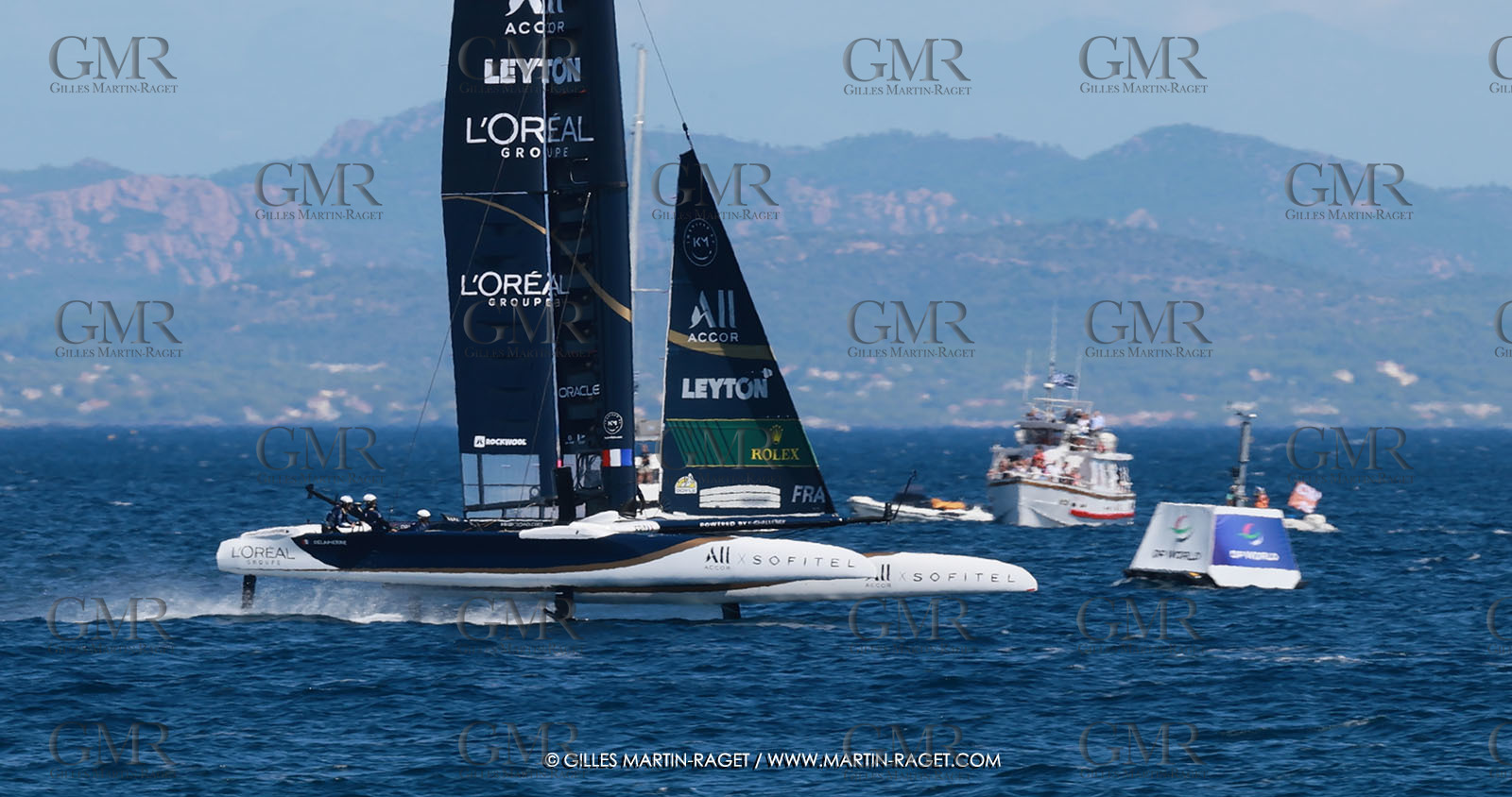 10 09 2025, Saint-Tropez,(FRA), Rockwool SailGP France Saint-Tropez, Race Day 1