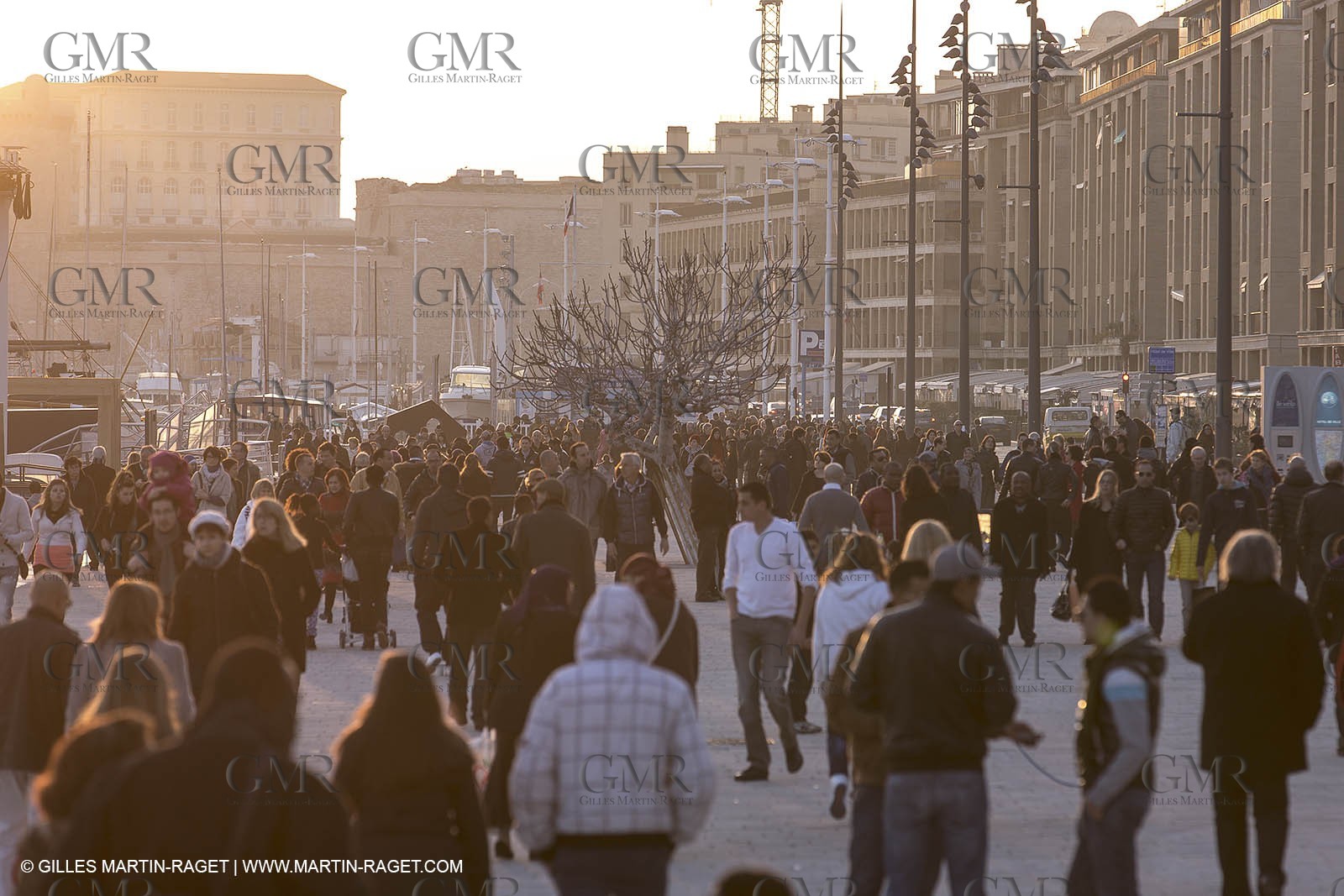 02 02 2013 Marseille (FRA,13) - Opening of the shadehouse and renovated historical Vieux Port