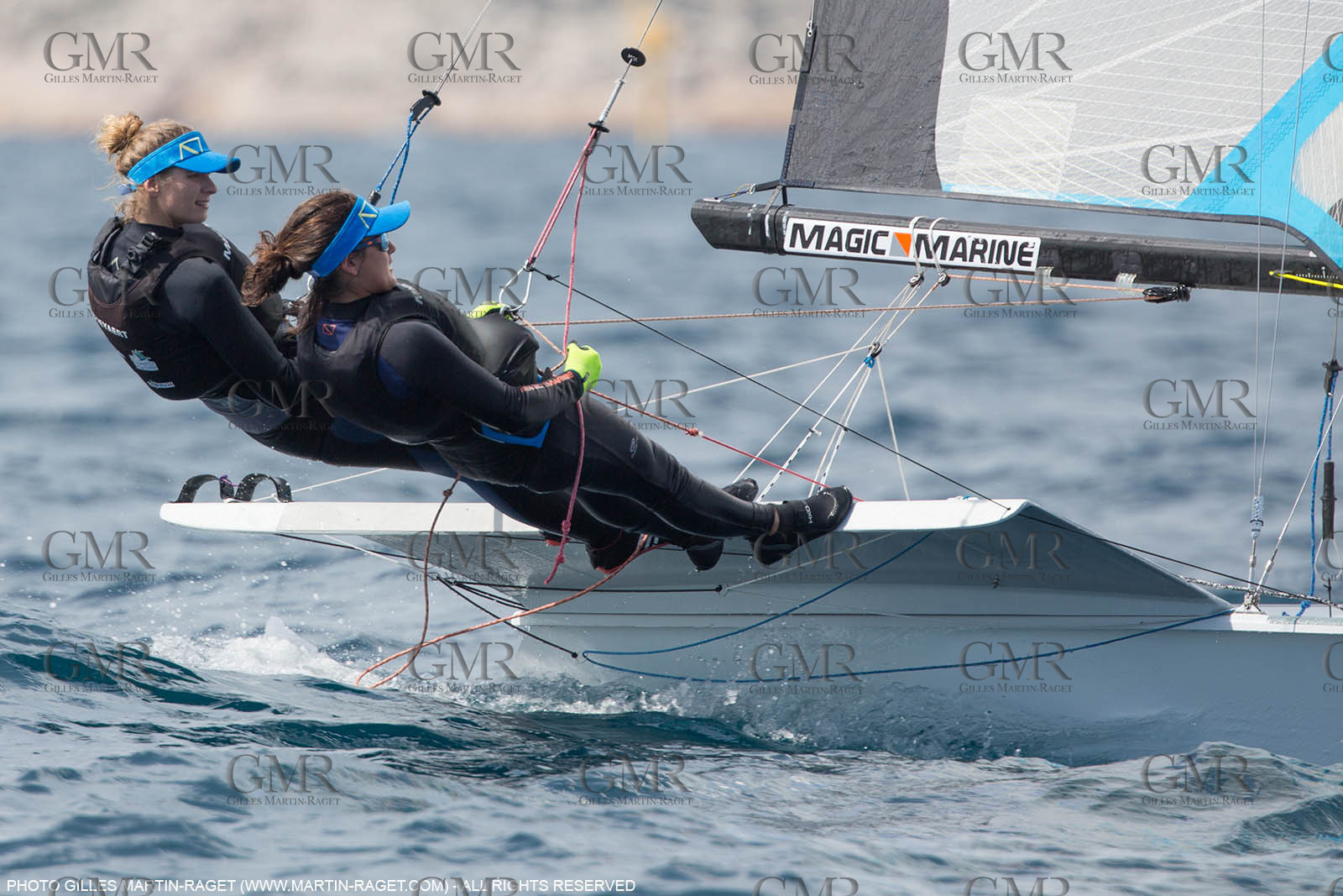 Marseille, (FRA,13), 2016 Rio Olympic Games, Sailing, 49er FX, Steyaert Sarah   Compan Aude (FRA)