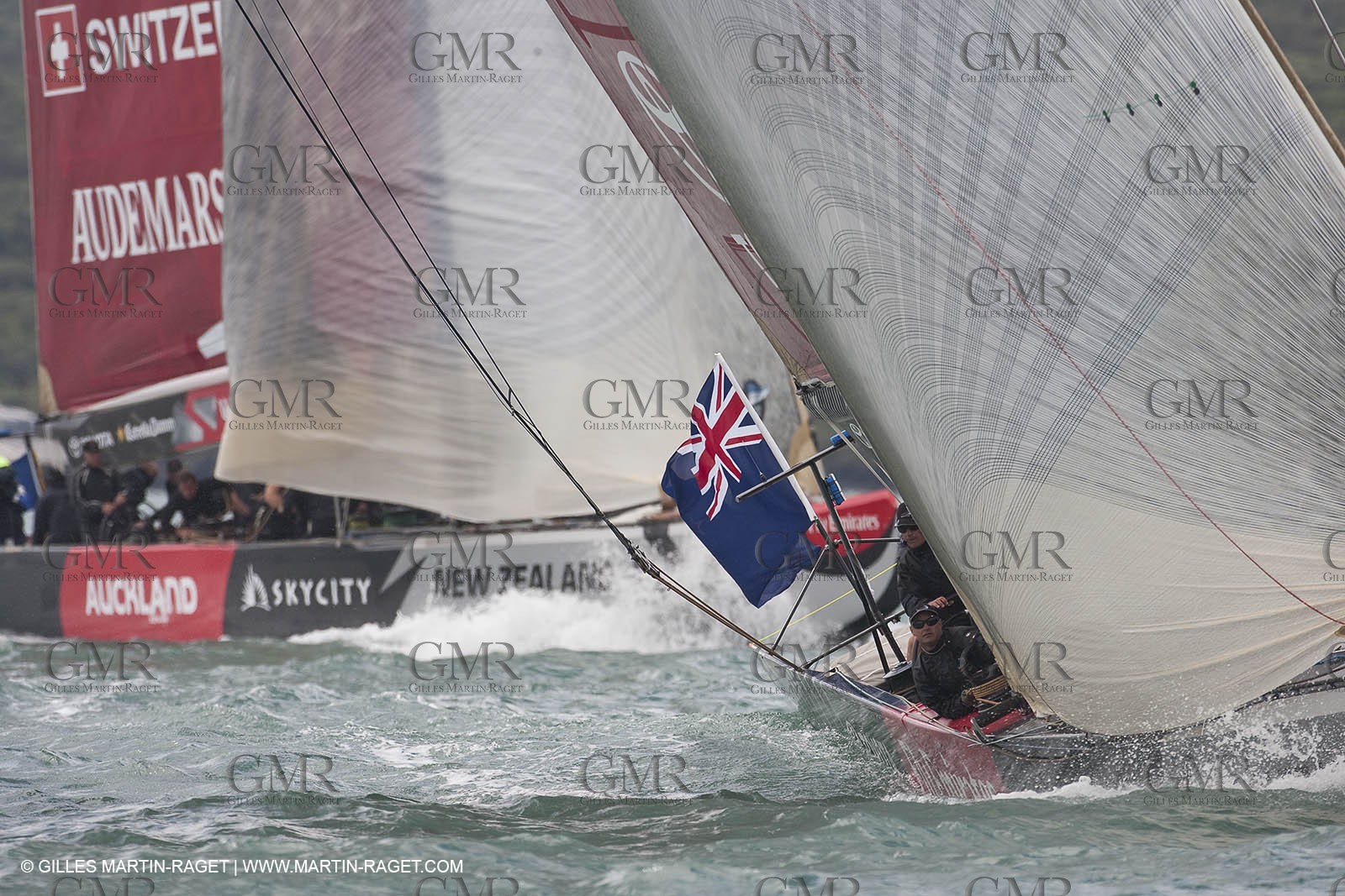 14 02 2009 - Auckland (NZL) -  Louis Vuitton Pacific Series -  Racing Day 14 - Challenger final
