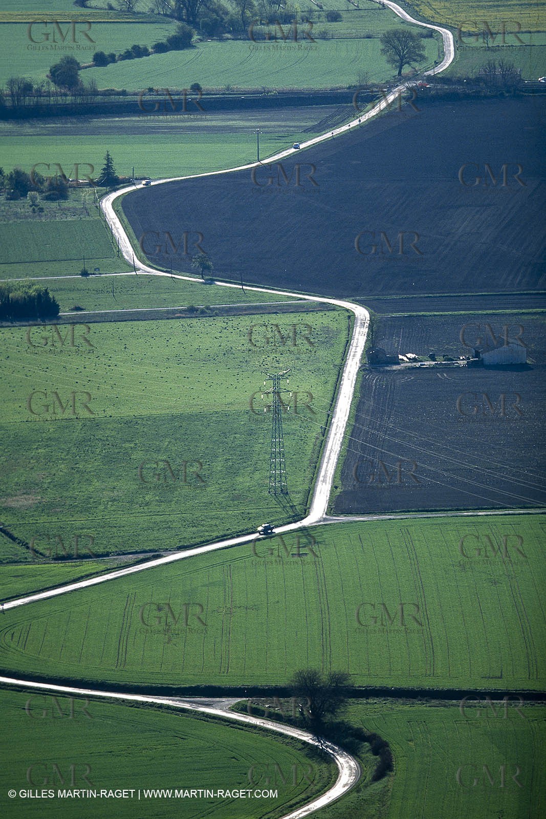 Durance river valley
