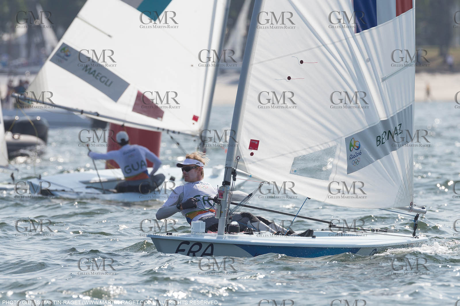 16 08 2016, Rio de Janeiro (BRA), 2016 Olympic Games, Sailing, Laser Medal Race, JB Bernaz