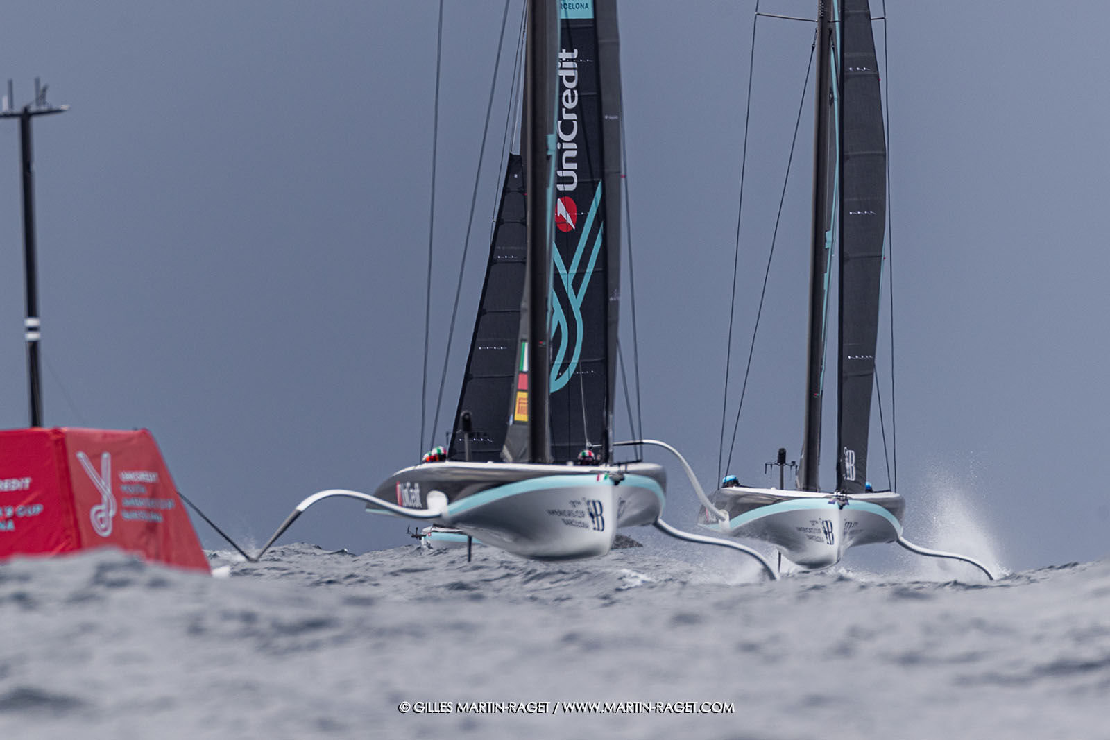 18 09 2024, Barcelona (ESP), Unicredit Youth America's Cup, Race Day 2