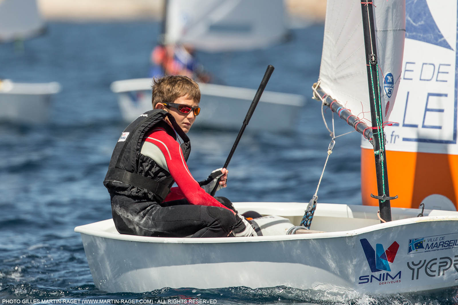 14 04 2016, Marseille (FRA,13), SNIM Dériveurs, Coupe Internationale de Printemps Optimist, Day 4