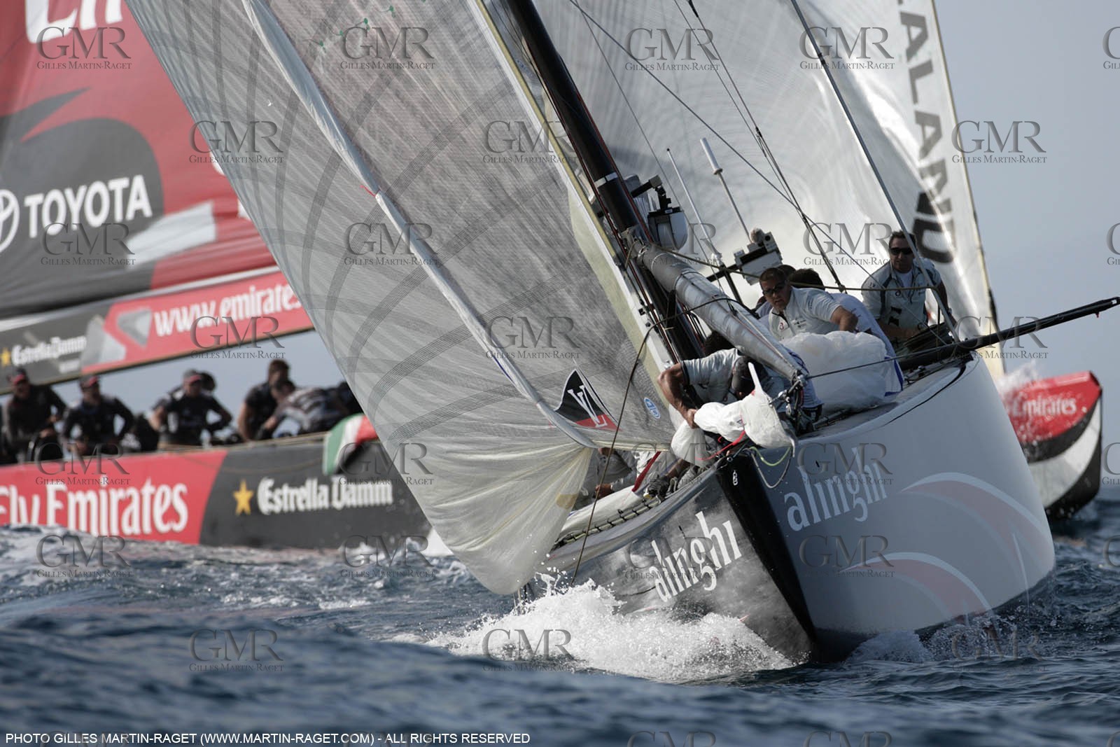 26 06 2007-Valencia (Spain)- 32nd America's Cup - Final Match - Day 3 - Alinghi vs Emirates Team New Zealand