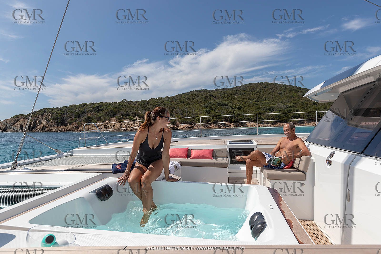 30 08 2018, Porto Vecchio (FRA, South Corsica) Chantier Fountaine-Pajot, Alegria 67