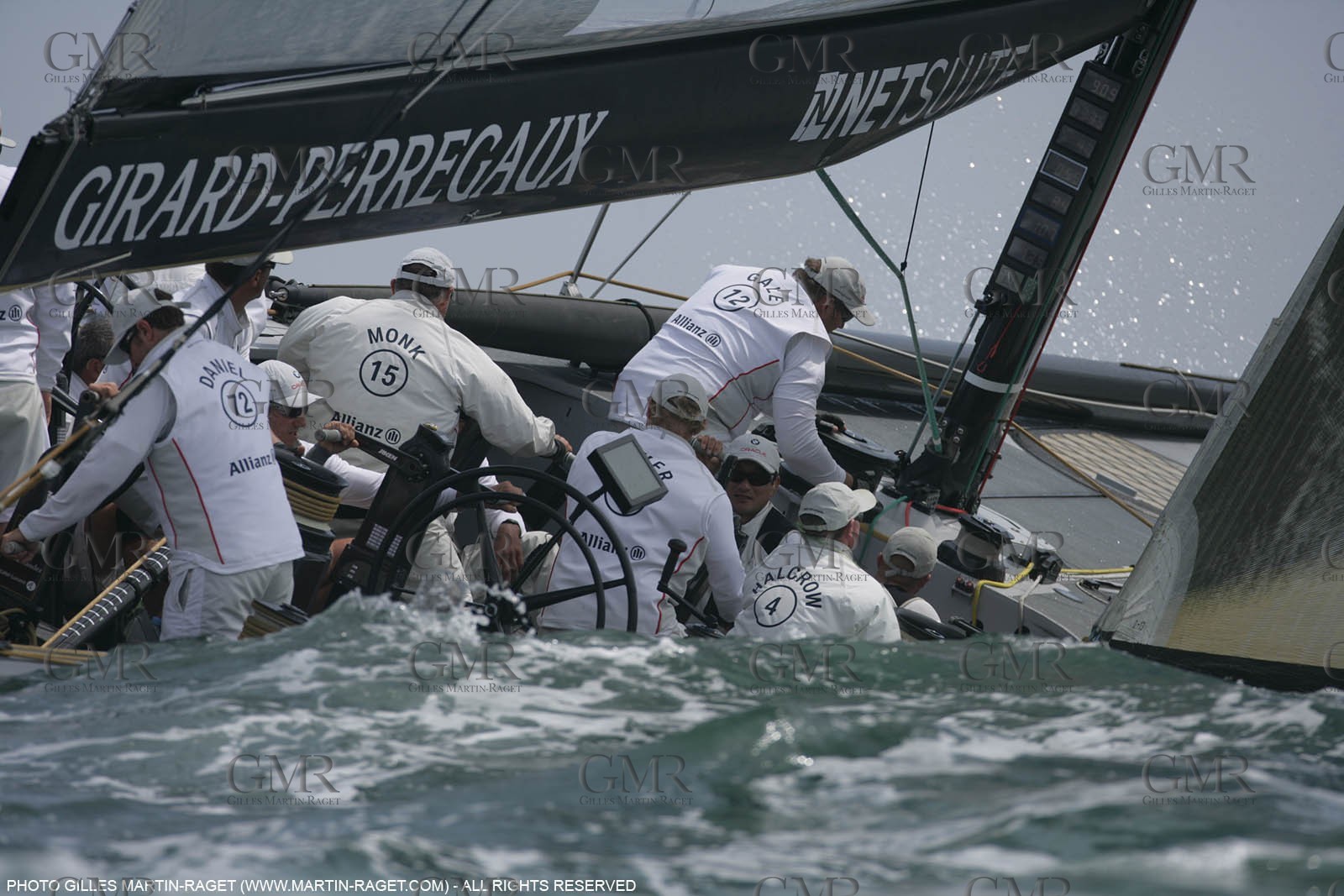 22 04 2007-Valencia (Spain)- 32nd America's Cup - Louis Vuitton Cup - RR1 - Day 7 - BMW ORACLE Racing