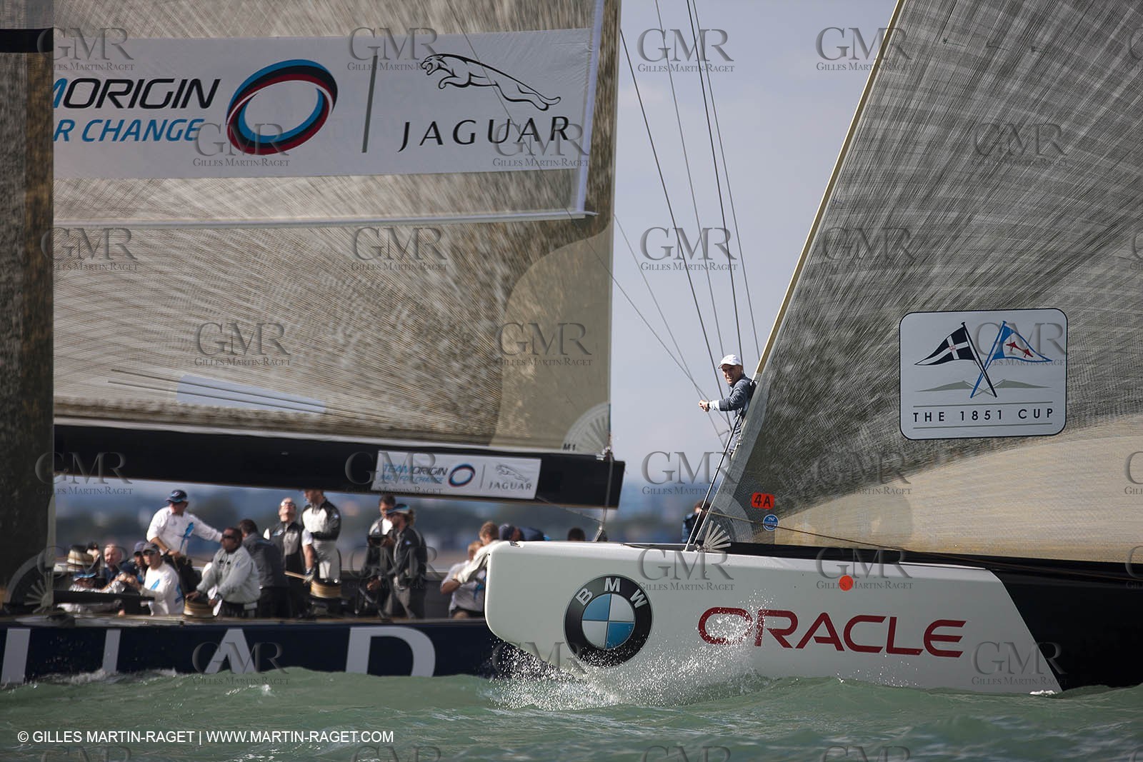 02 08 2010 - Cowes (UK, IOW) - The 1851 Cup -  BMW ORACLE Racing - Training Day.