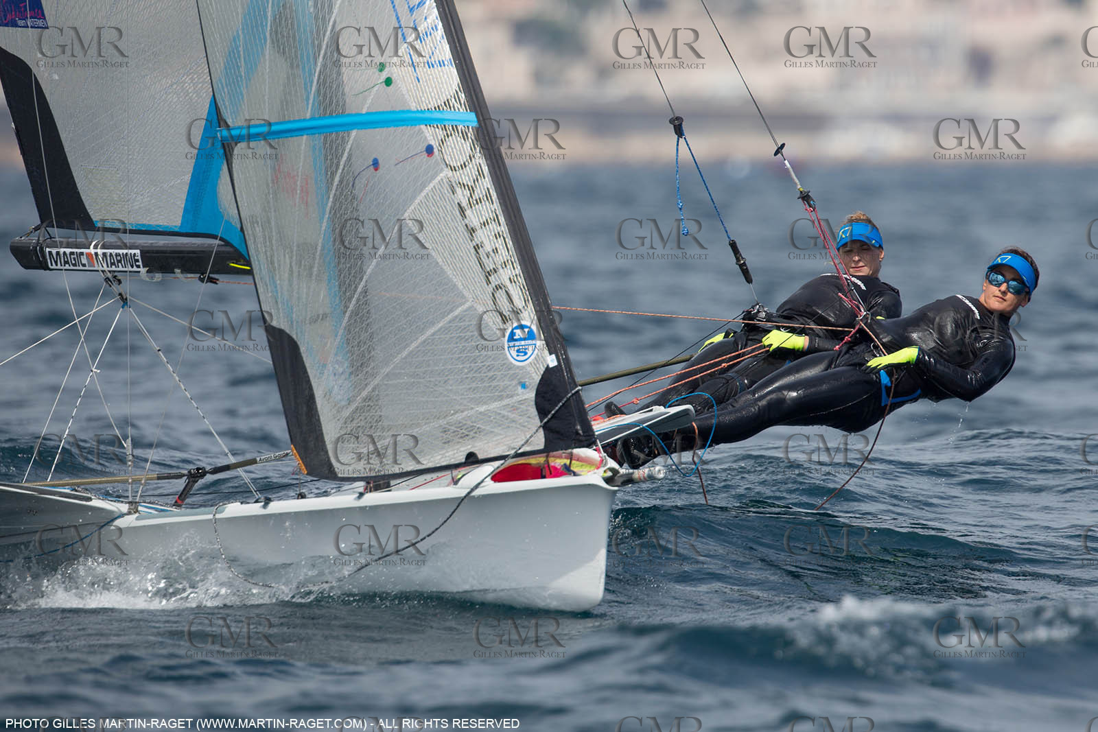 Marseille, (FRA,13), 2016 Rio Olympic Games, Sailing, 49er FX, Steyaert Sarah   Compan Aude (FRA)