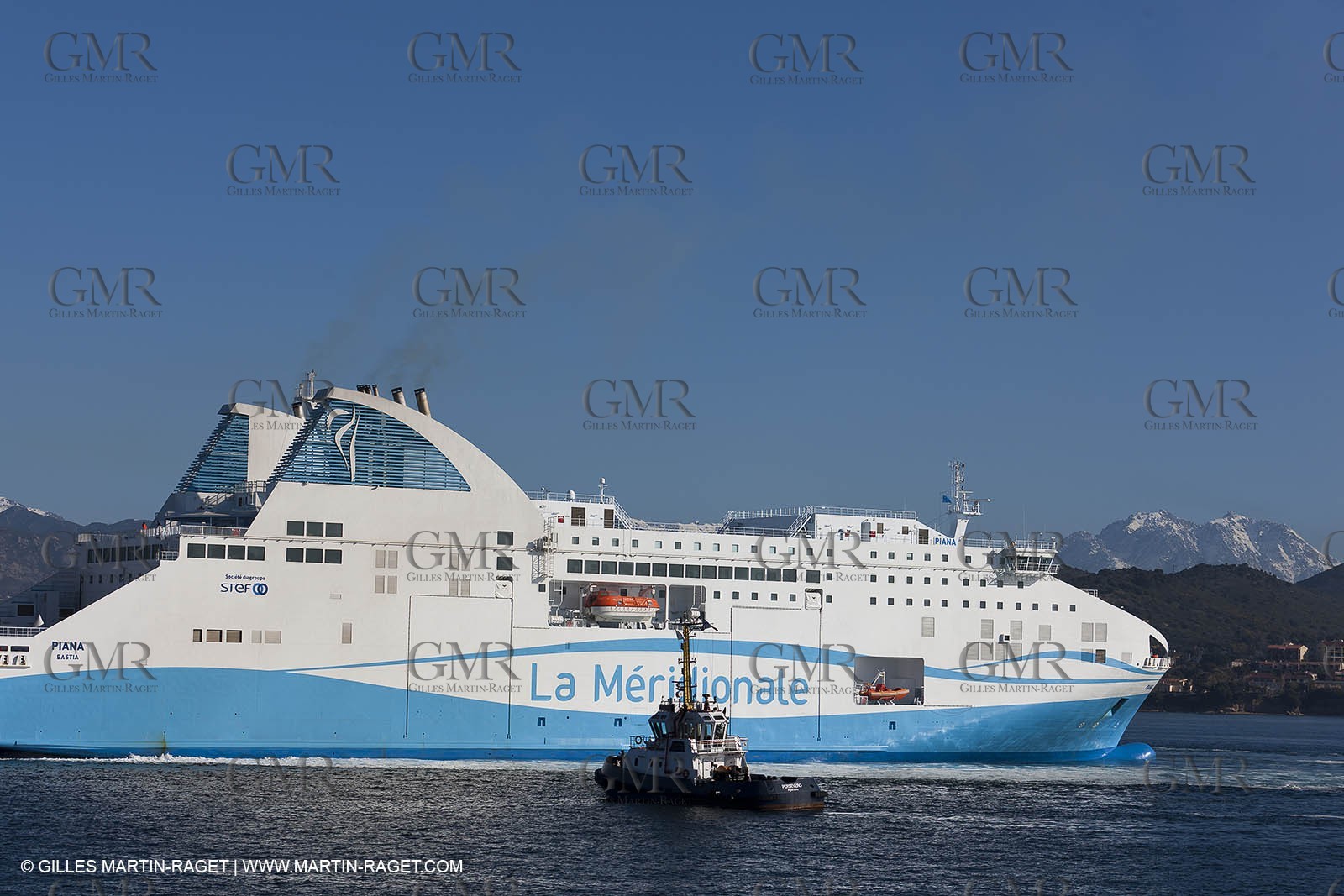 16 02 2012 - Ajaccio (FRA, Corse) -  La Méridionale shipping company- Piana at Ajaccio