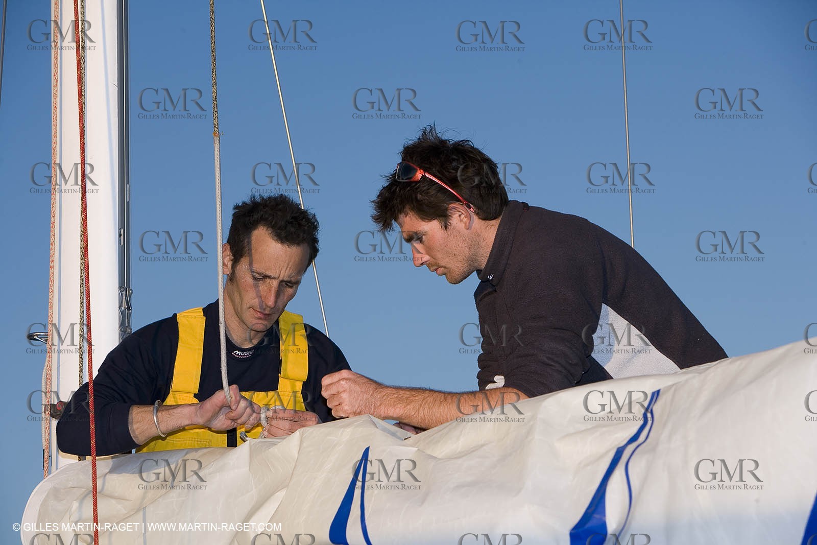 15 02 2007 - La Grande Motte (FRA) - Onedesign Figaro II - Thierry Duprey du Vorsent (Domaine de Monts d'Arbois)