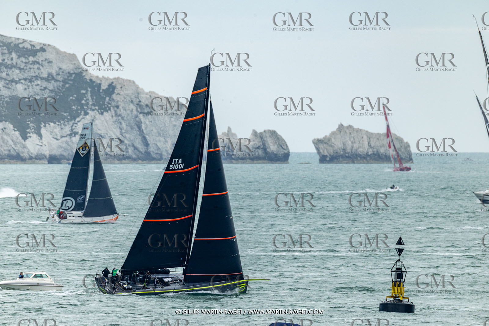 26 07 2025, Cowes (UK, IOW), Admiral's Cup 2025, Rolex Fastnet Race start,