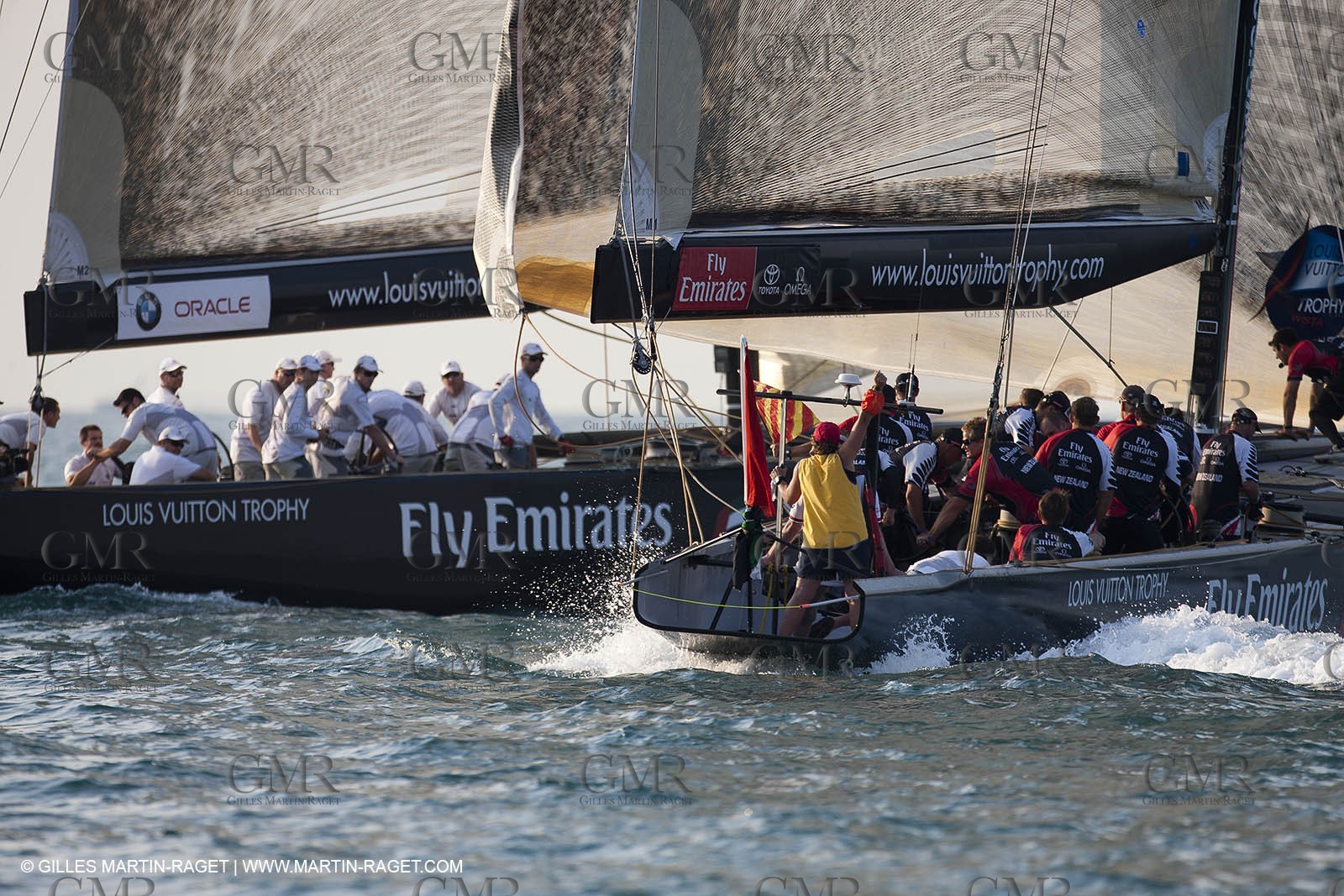 22 11 2010 - Dubai (UAE) - Dubai Louis Vuitton Trophy -  Round 2 - BMW ORACLE Racing Vs Emirates Team New Zealand