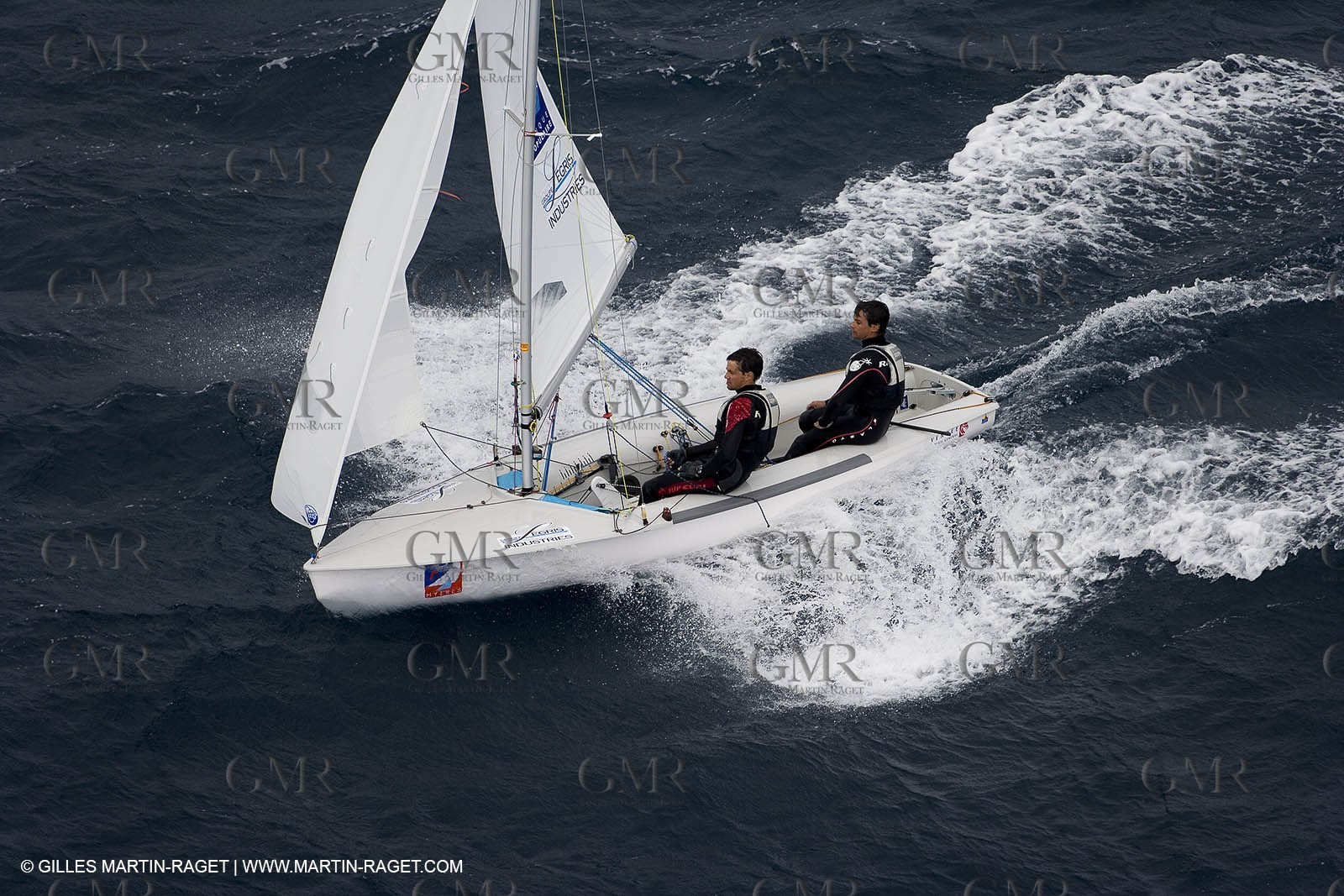 26 04 2007 - 2007 Semaine Olympique Française - Hyères (South of France) - Day 5 - Team France - 470 Homme - Bonnaud-Bonnaud