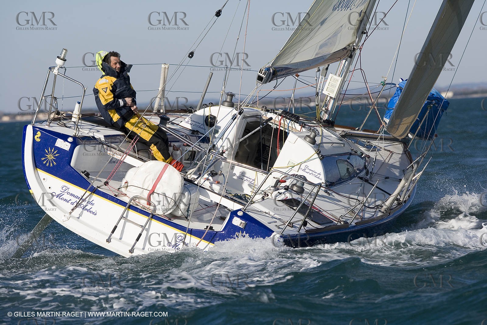 15 02 2007 - La Grande Motte (FRA) - Onedesign Figaro II - Thierry Duprey du Vorsent (Domaine de Monts d'Arbois)