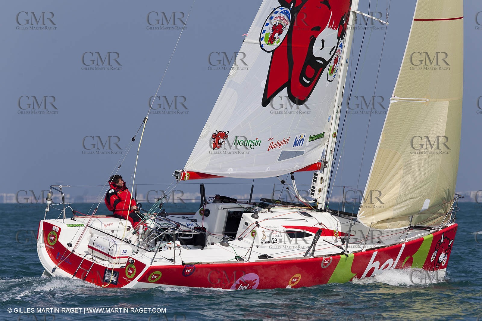 13 03 2010 -  La Grande Motte   Port Camargue (FRA) - Groupe Bel - Kito de Pavant   Sebastien Audigane training for Transat AG2R