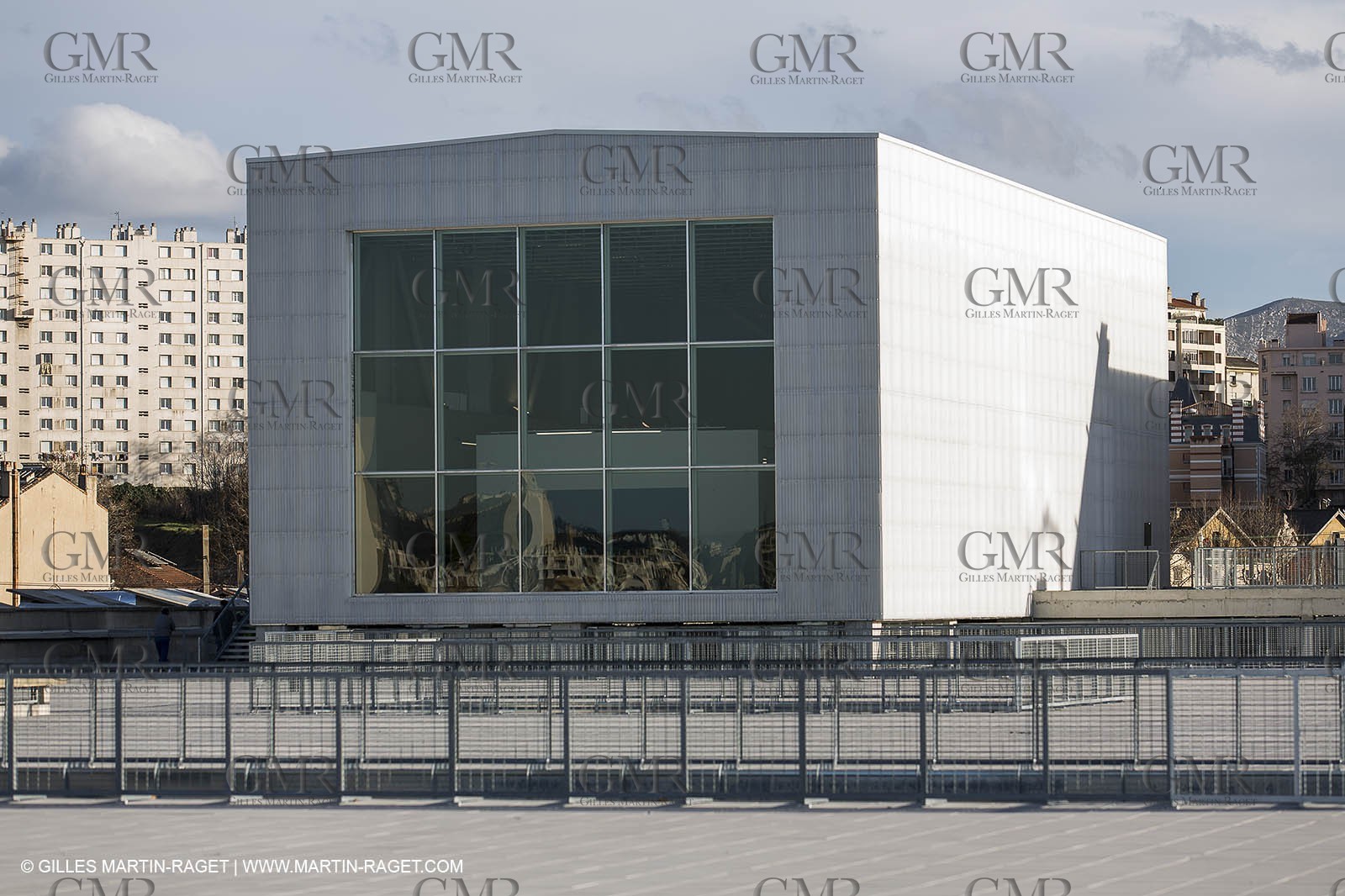 22 01 2013, Marseille, Fra, 13, Marseille Provence 2013, European Capital of Culture, Belle of May Revisited industrial site, Panorama Tower