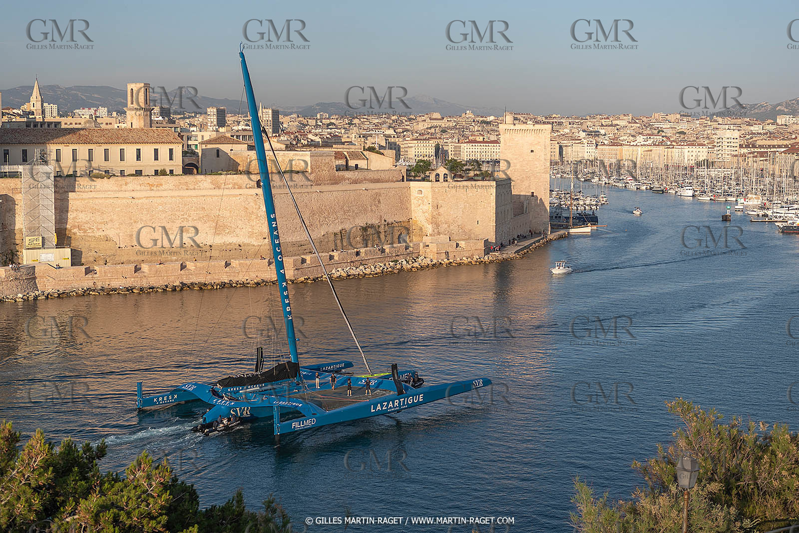 17 05 2022, Marseille (FRA), Arrivée du trimaran Ultim SVR LAZARTIGUE à Marseille
