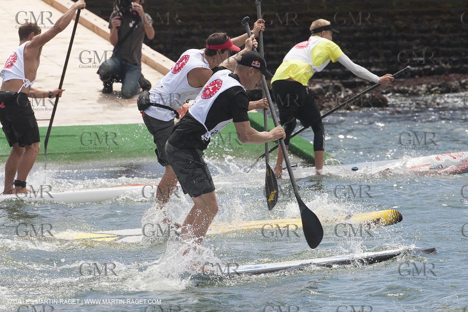 01 09 2013 - San Francisco (USA,CA) - 34th America's Cup - AC Village at Marina Green, AC Open, Stand Up Paddle; Jimmy Spithill