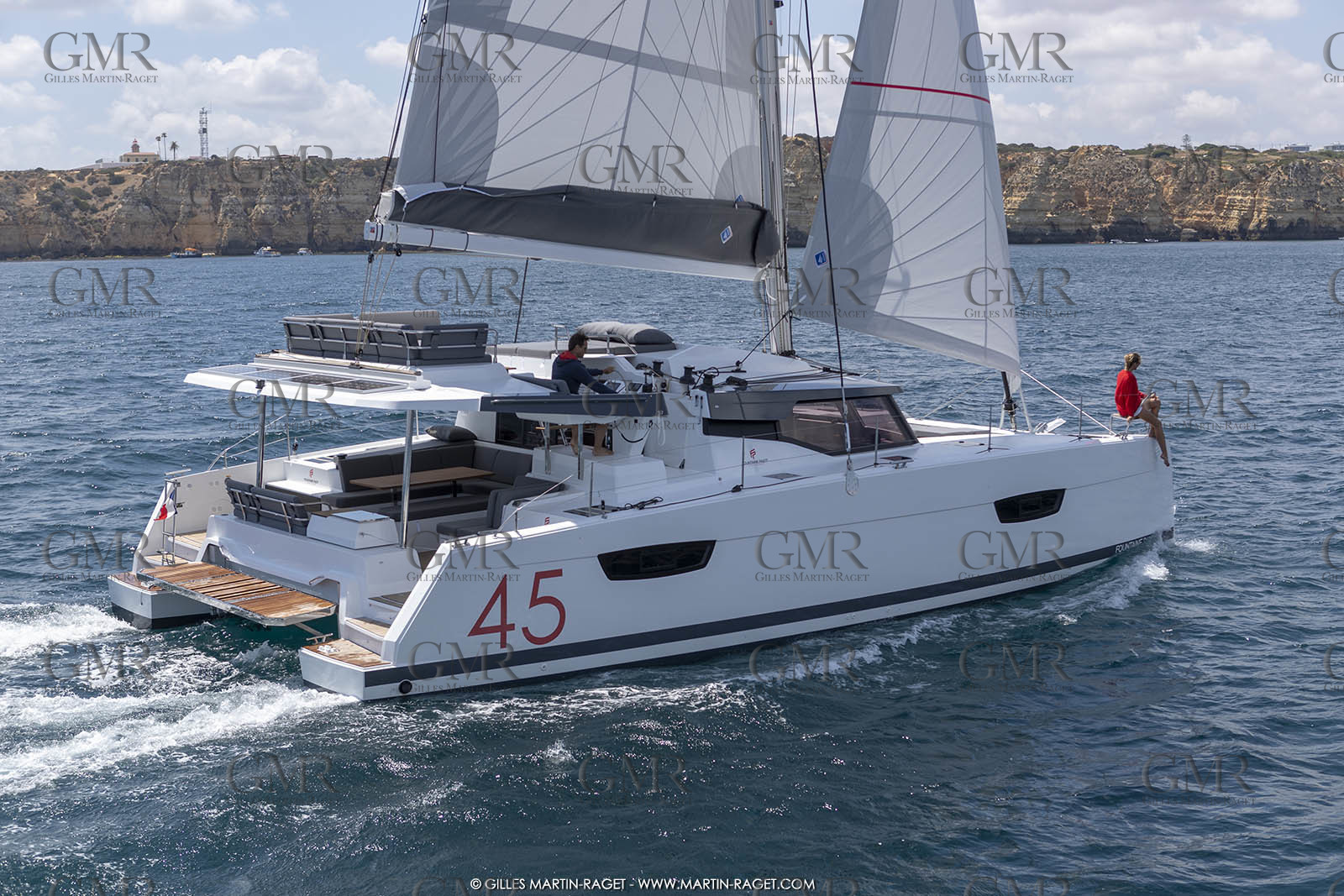 08 07 2019, Lagos (Portugal), Chantier Fountaine-Pajot, Fountaine-Pajot 45