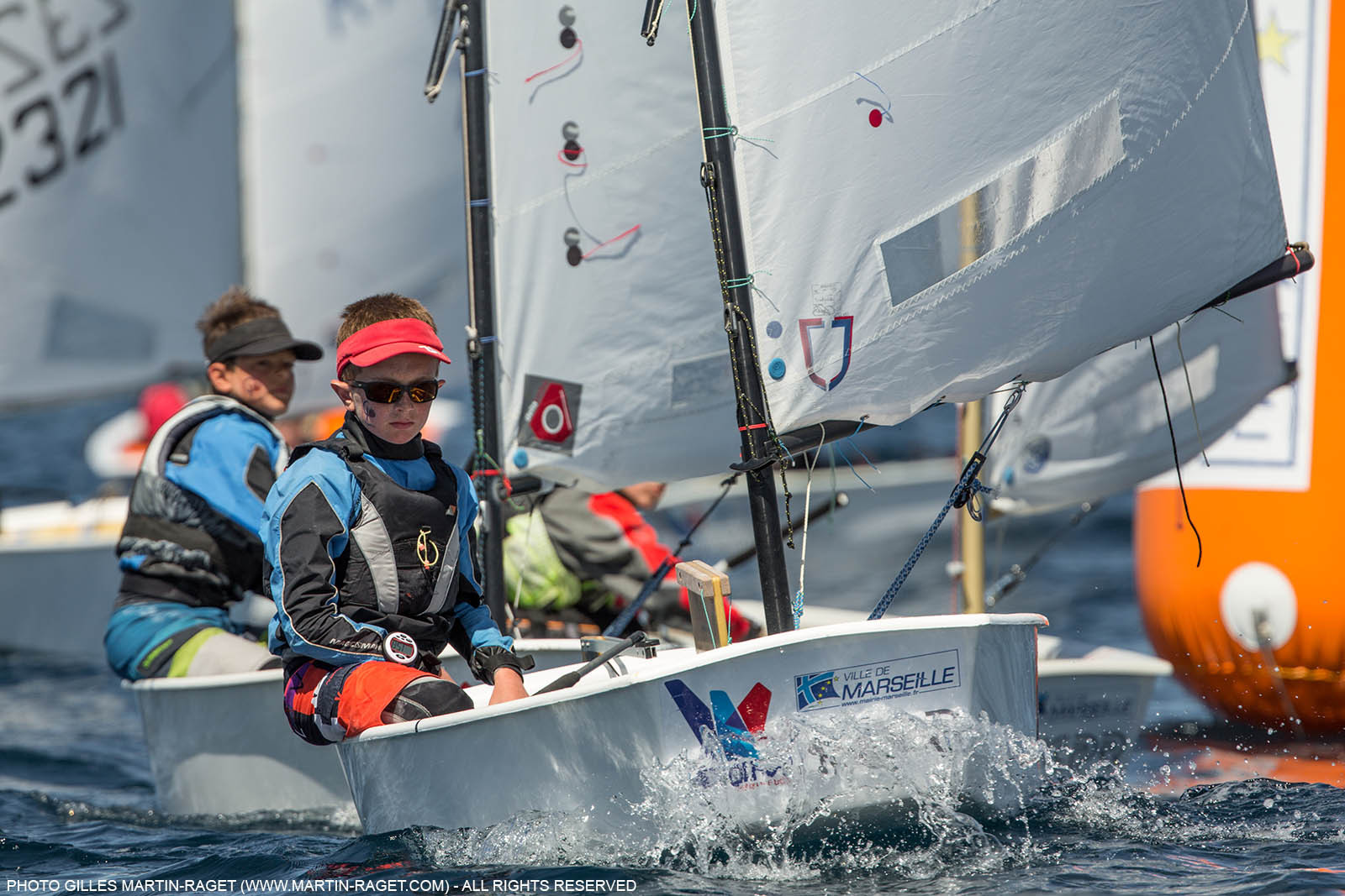 14 04 2016, Marseille (FRA,13), SNIM Dériveurs, Coupe Internationale de Printemps Optimist, Day 4