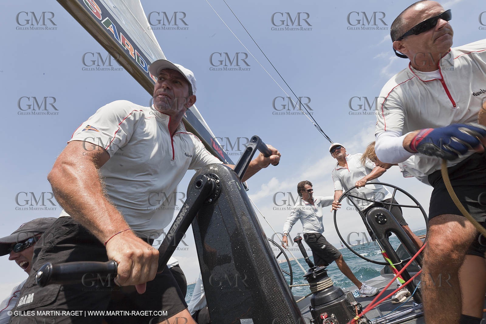 31 07 2010 - Valencia (ESP) - BMW ORACLE Racing - RC 44 Valencia Cup - fleet racing - Day 2