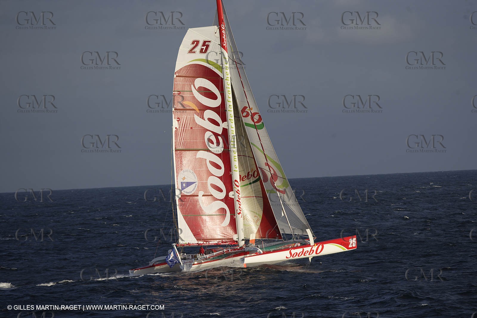 11 10 2008  -Lorient (FRA)  -  Multis Orma - Sodebo (Thomas Coville) - Route du Rhum 2006 training