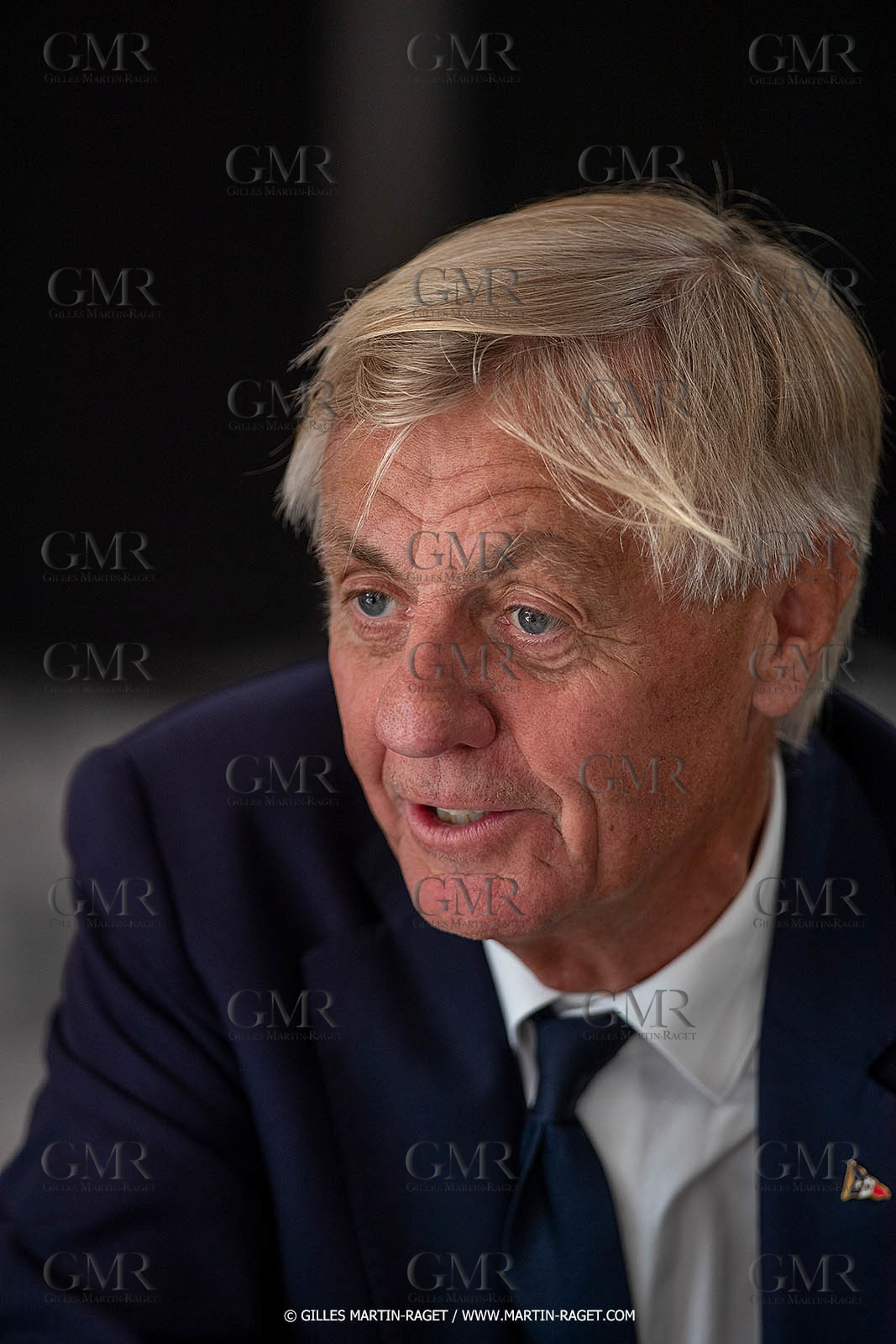 26 09 2021, Saint-Tropez (FRA,83, Voiles de Saint-Tropez 2021, inauguration du village, Philippe Eral (Pdt Yacht Club de France)