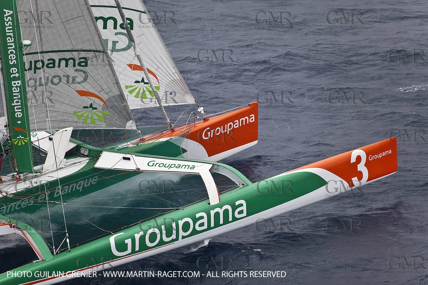 05 14 09 - Marseilles - Mediterranean Record - Groupama 3 - Franck Cammas - G Class - Start from Marseilles to Carthage (Tunisia)