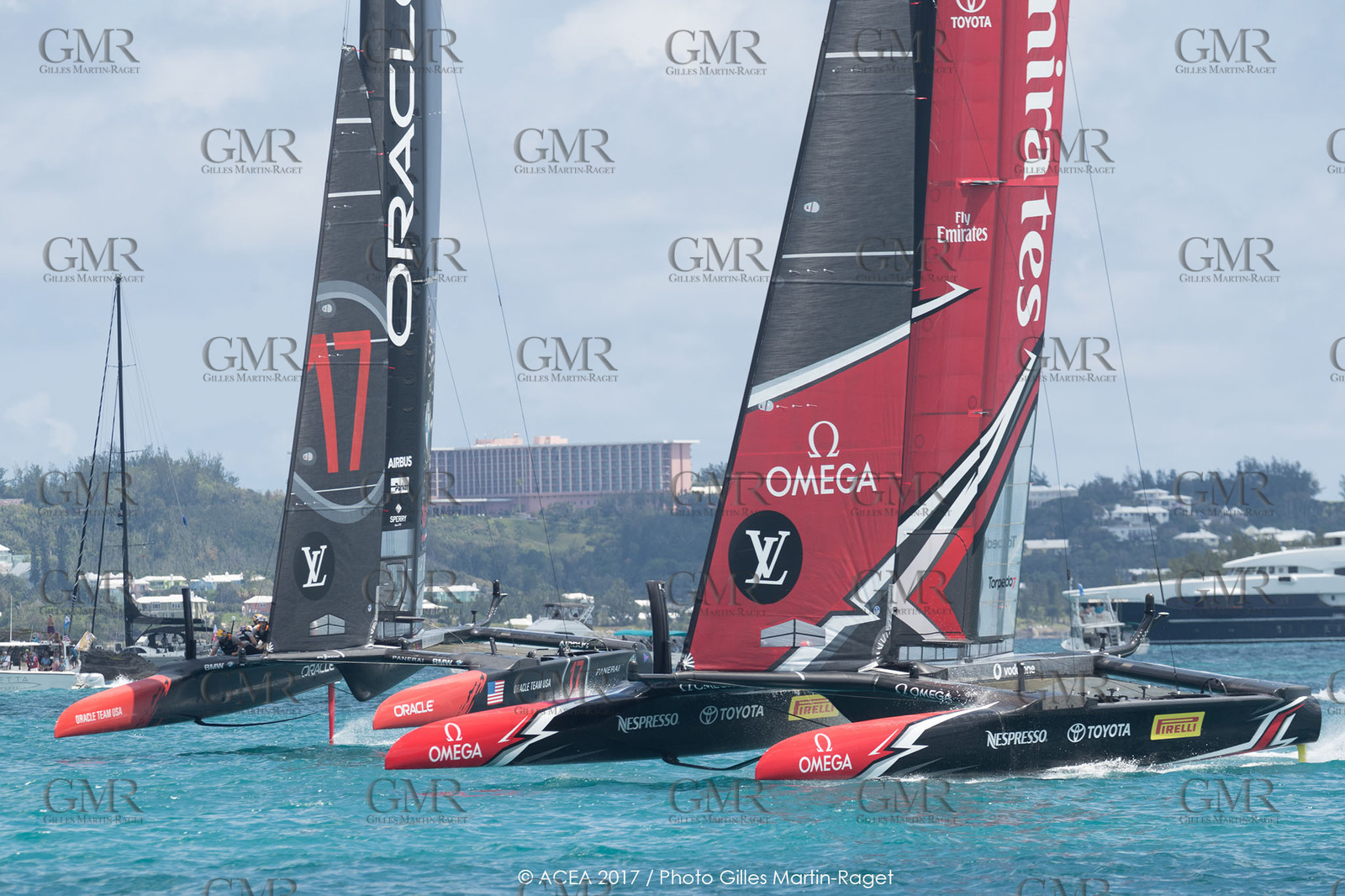 17 06 2017 - Bermuda (BDA) - 35th America's Cup 2017 - 35th America's Cup Match Presented by Louis Vuitton, Race day 1