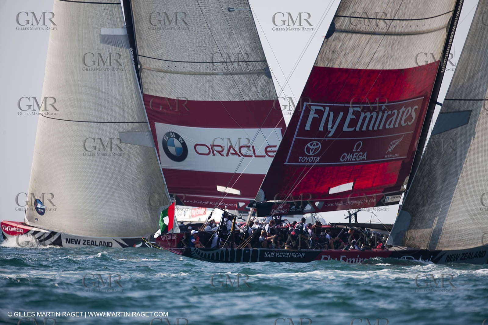 21 11 2010 - Dubai (UAE) - Dubai Louis Vuitton Trophy -  Round 2 - BMW ORACLE Racingg Vs Emirates Team New Zealand