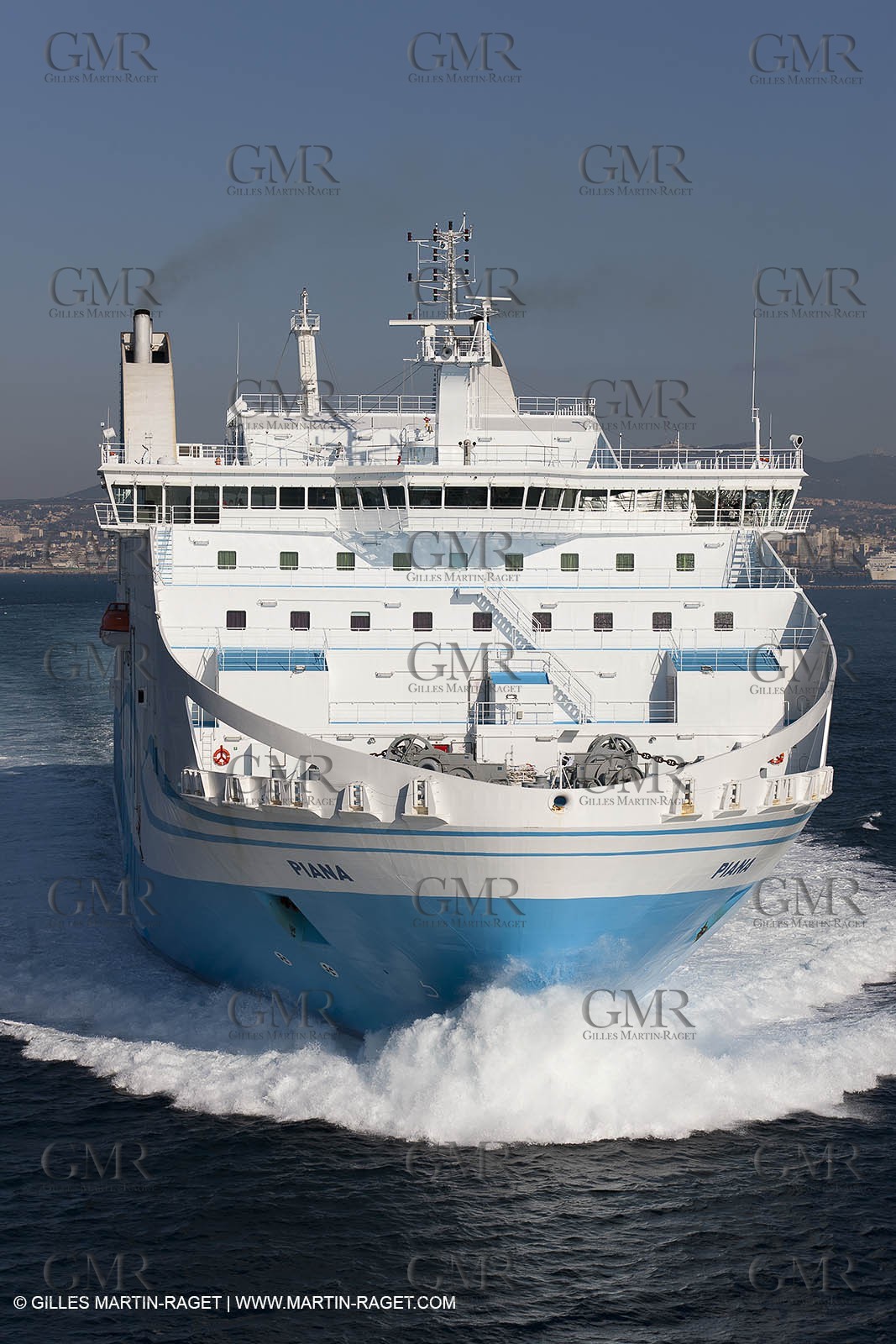 14 01 2012 - Marseille (FRA,13) - La Meridionale shipping company - the Piana off Marseille and the Calanques