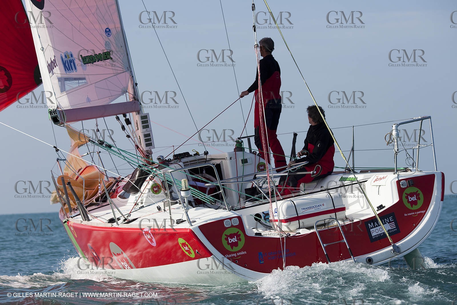 13 03 2010 -  La Grande Motte   Port Camargue (FRA) - Groupe Bel - Kito de Pavant   Sebastien Audigane training for Transat AG2R