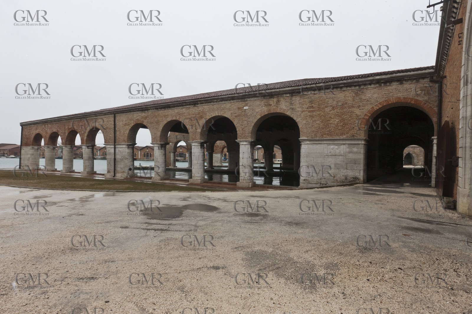 20 02 2012 - Venezia (ITA) - 34th America'sCup - Venezia 2012 America's Cup World Series - The Arsenale where the AC45 moorings, public village, media center and Club 45 will be located